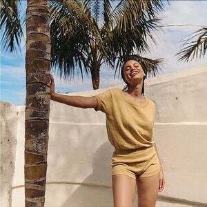 NWOT Free People Beach Valley Sweater Romper